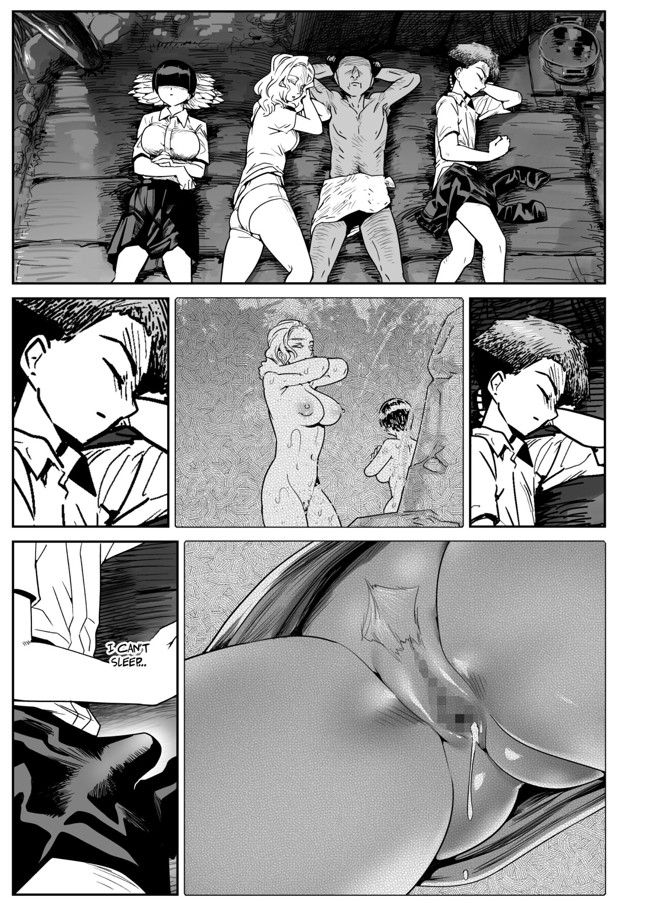 Hentai Manga Comic-Ono-san on an uninhabited island-Read-56